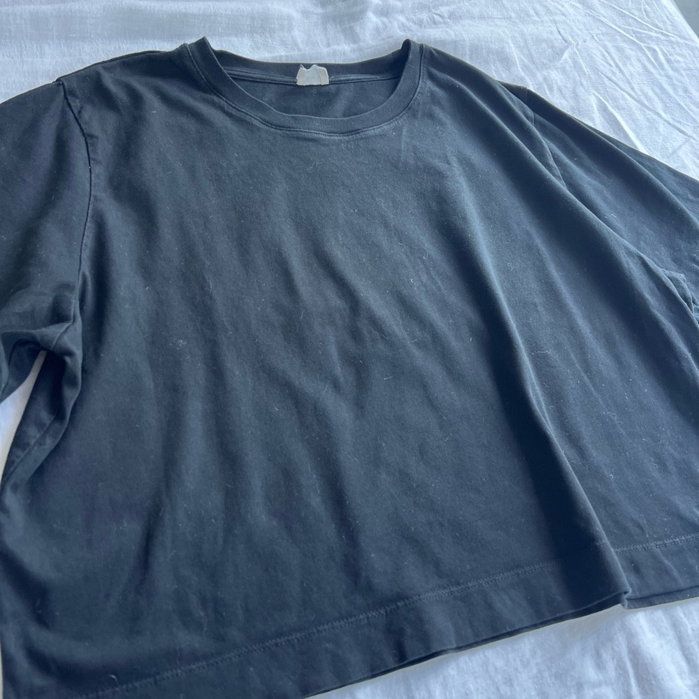 Wilfred Black Short Sleeve Tee Medium Artizia T Shirt